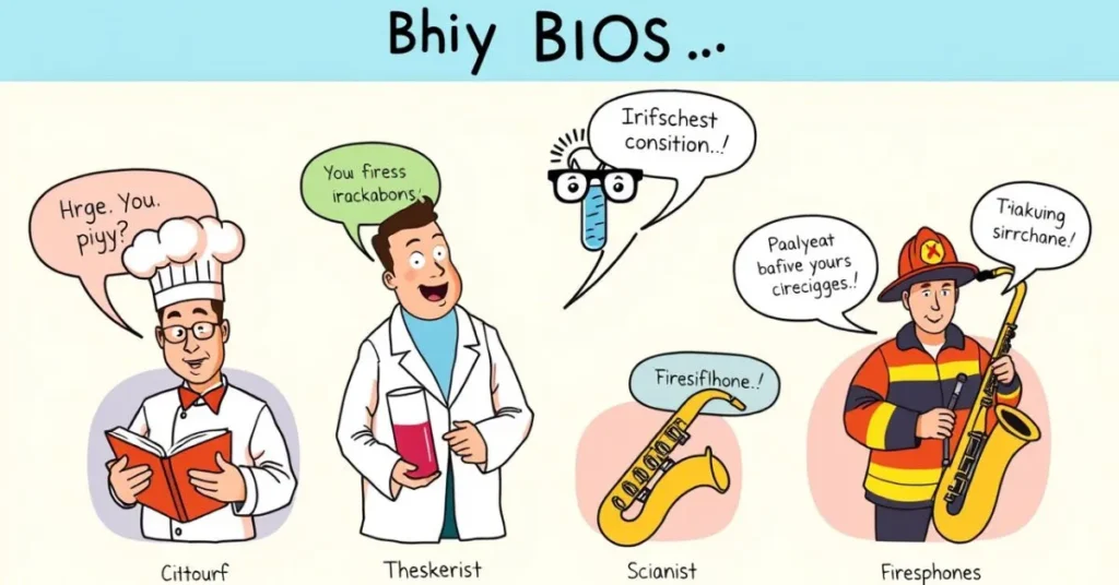 Hilarious & Quirky Bios