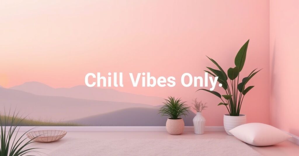 Instagram Bio Chill Vibes Only