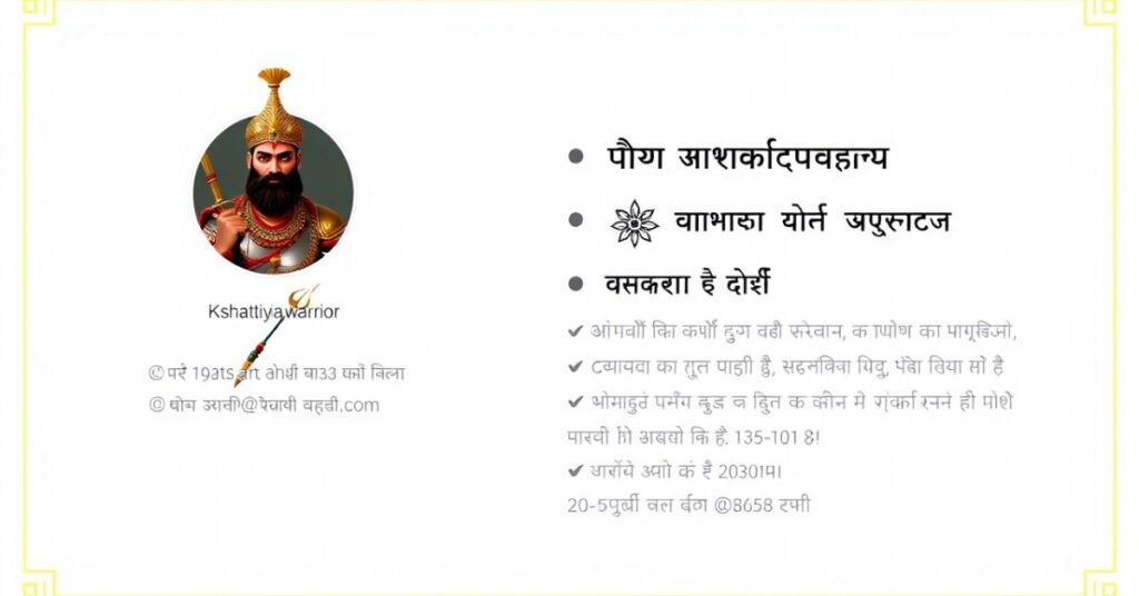 Kshatriya Instagram Bio