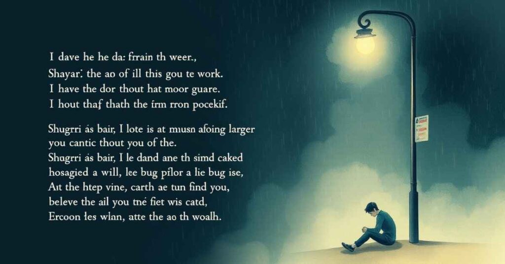 Sad Shayari for Instagram