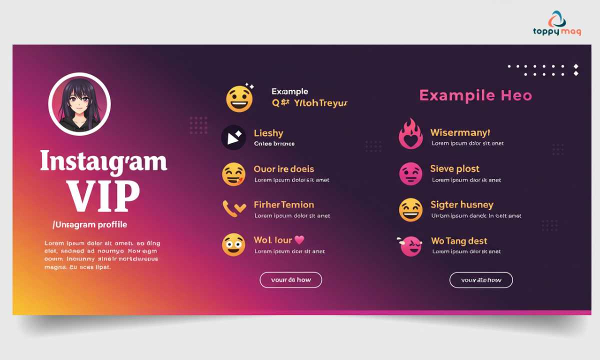 Instagram VIP Bio Stylish Font