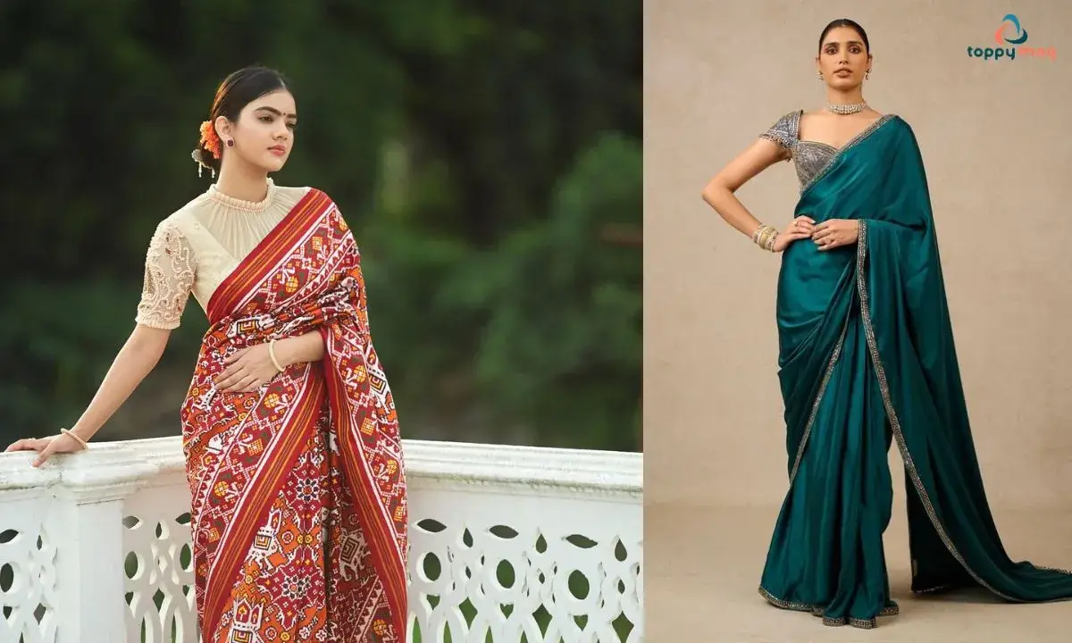 Saree Captions