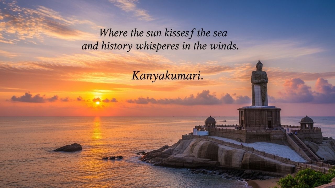 Beauty of Kanyakumari Captions