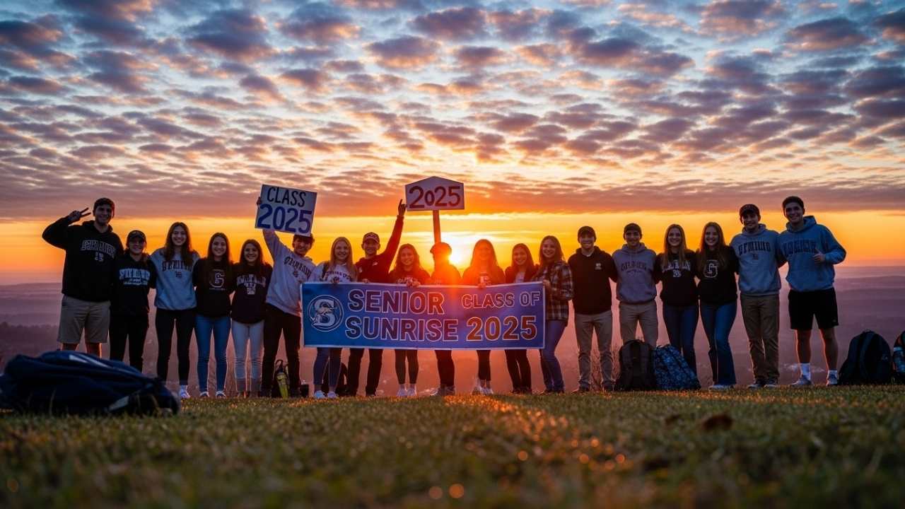 Senior Sunrise Captions