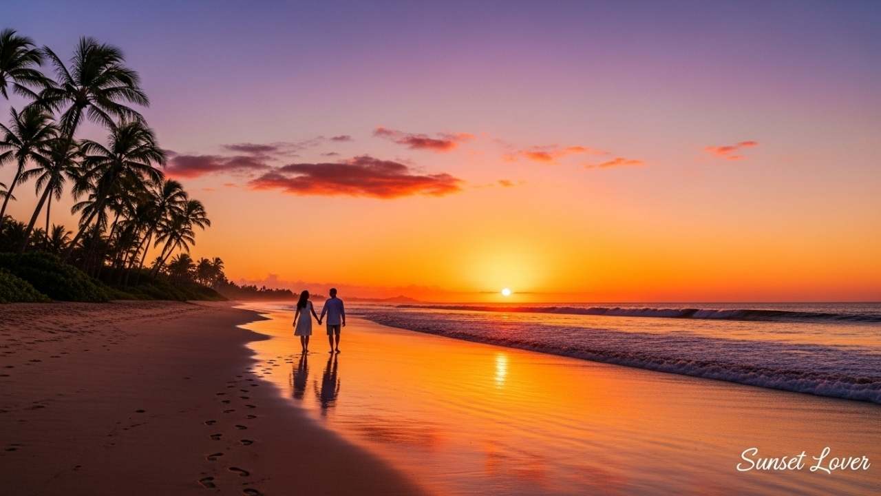 Sunset Captions for Instagram