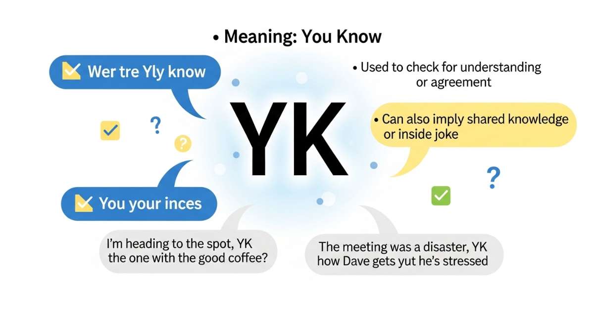 YK Meaning in Text